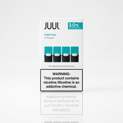 JUUL Pods Menthol 3% — 4pcs Pack | 30mg Nicotine Salt