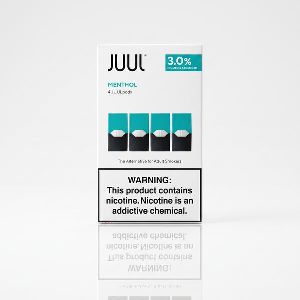 JUUL Pods Menthol 3% — 4pcs Pack | 30mg Nicotine Salt