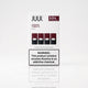 A box of JUUL Virginia Tobacco pods on a light gray background. The white packaging features the JUUL brand name, a '3.