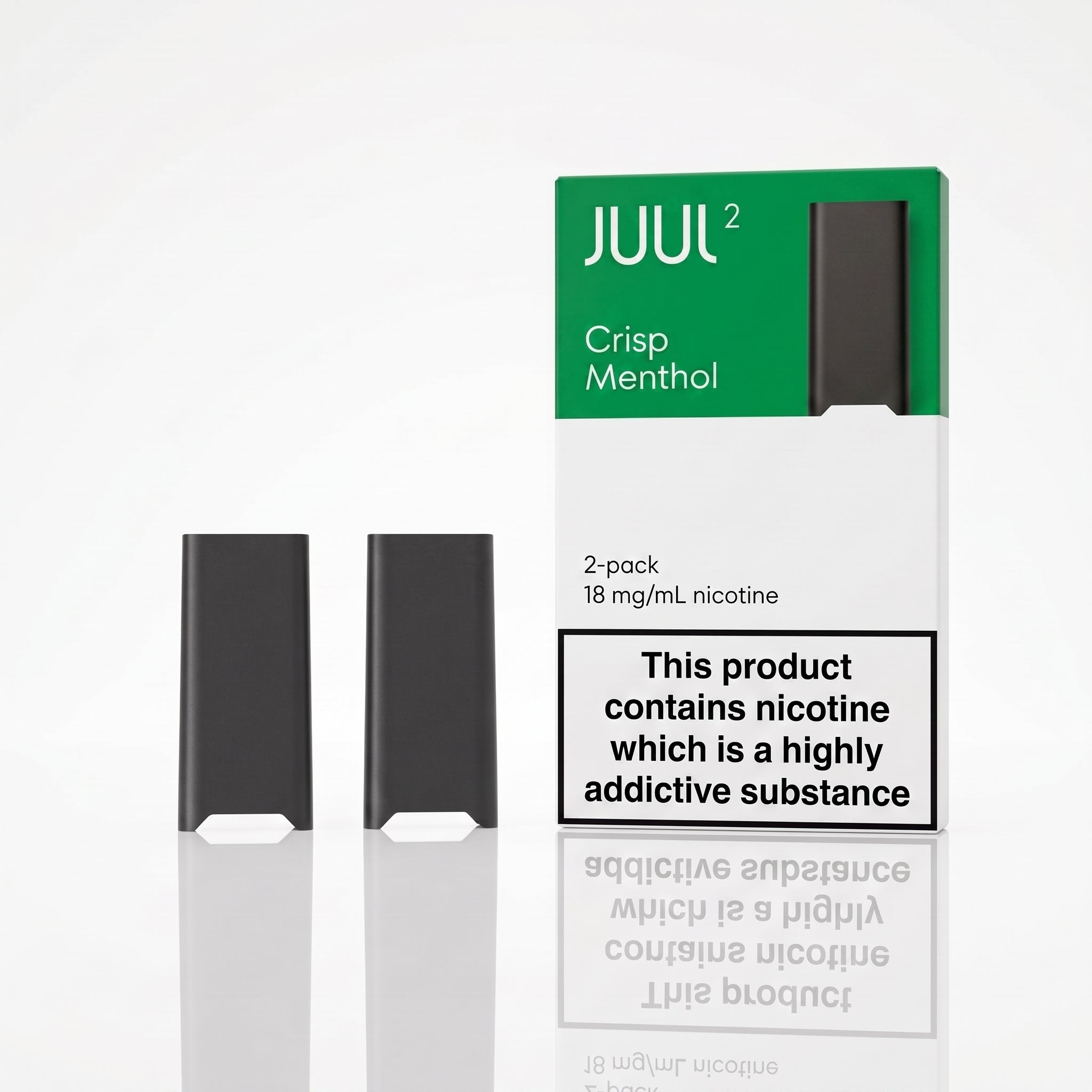 Juul 2 Pods Crisp Menthol 18mg in UAE | Sharp, Clean Menthol Experience